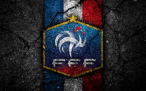 Football, Équipe de France de Football, Emblème, France, Logo, Fond d'écran HD HD wallpaper
