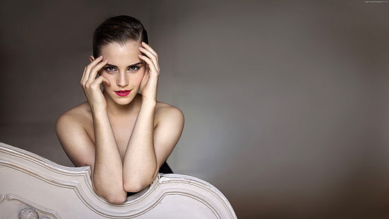 celebrity, actress, Emma Watson, women, looking at viewer, HD wallpaper HD wallpaper
