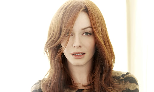 wanita, Christina Hendricks, aktris, berambut merah, Wallpaper HD HD wallpaper