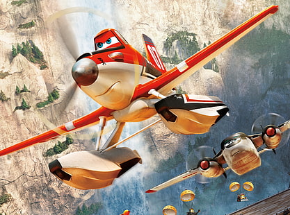 Planes Fire and Rescue 2HD Wallpaper14 HD Wallpaper, Disney Plane movie wallpaper, Cartoons, Others, Fire, Movie, Rescue, Planes, Film, 2014, HD wallpaper HD wallpaper