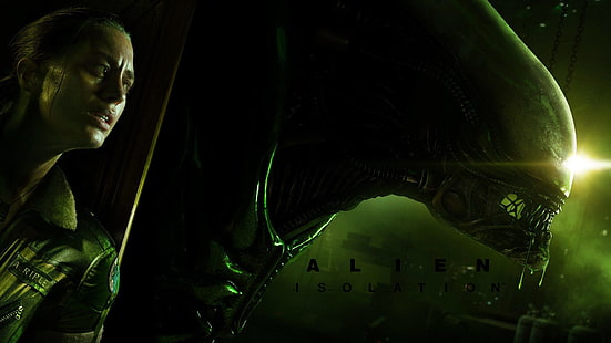 Xenomorfo, alienígenas, Alien (filme), Alien: Isolation, videogame, criatura, mulheres, HD papel de parede HD wallpaper