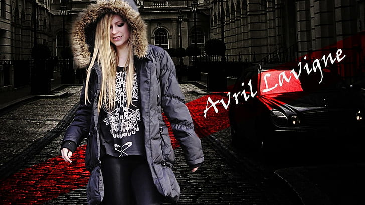 Avril Lavigne готино момиче, Avril Lavigne, музика, единичен, знаменитост, знаменитости, момичета, Холивуд, жени, певици, готино, HD тапет