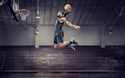 كرة السلة ، جيمس ، ليبرون ، الدوري الاميركي للمحترفين ، نايك، خلفية HD HD wallpaper