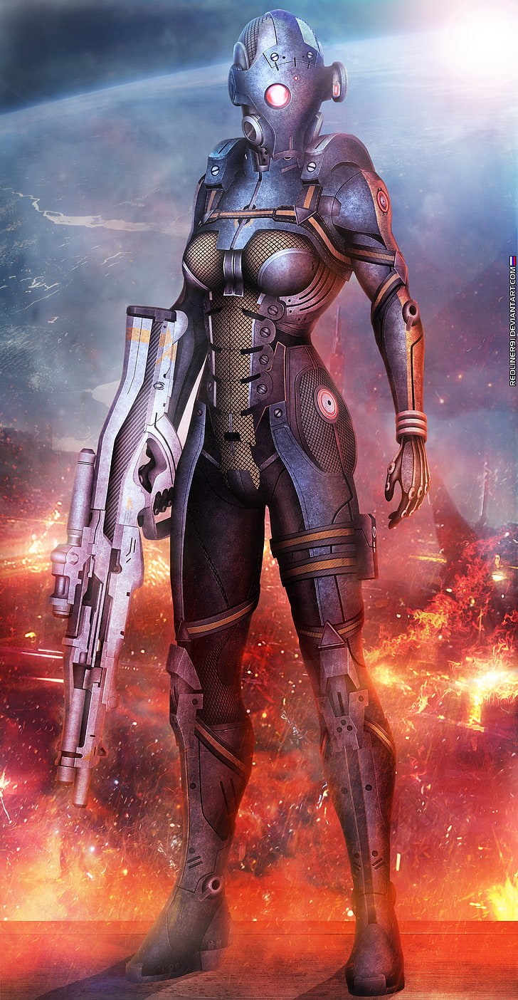 Mass Effect, Cerberus, Nemesis, ficção científica, Mass Effect 3, HD papel de parede, papel de parede de celular
