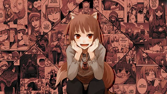 Spice and Wolf, Holo (Spice and Wolf), Lawrence Kraft, Fond d'écran HD HD wallpaper