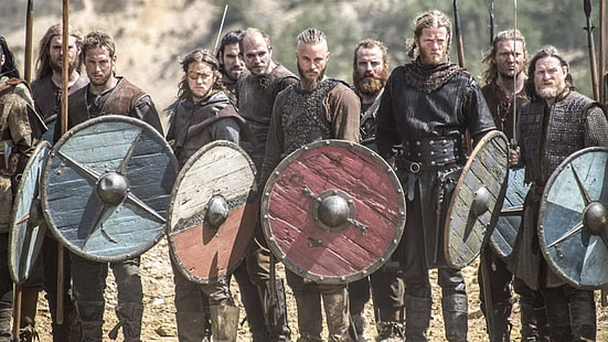 Programy TV, Vikings, Ragnar Lothbrok, Shield, Vikings (TV Show), Tapety HD HD wallpaper
