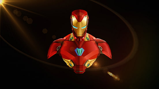 iron man, pahlawan super, artis, karya seni, seni digital, hd, behance, Wallpaper HD HD wallpaper