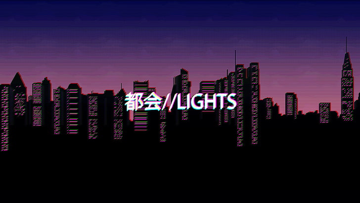 lights text, neon, HD wallpaper