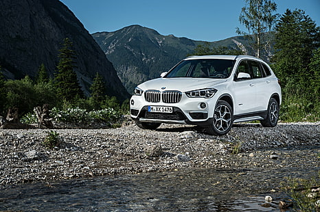 BMW ، BMW X1 ، سيارة ، SUV ، مركبة ، سيارة بيضاء، خلفية HD HD wallpaper