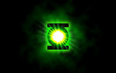 Green Lantern HD, สีเขียว, การ์ตูน, โคมไฟ, วอลล์เปเปอร์ HD HD wallpaper