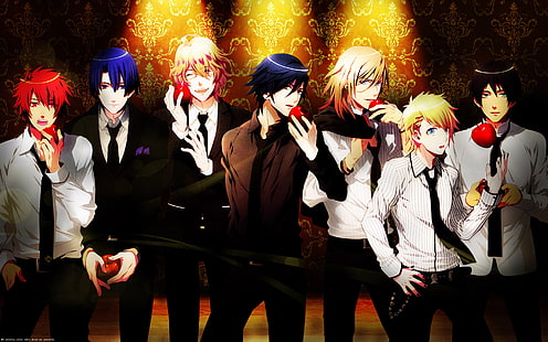 Jinguji, Natsuki, Prinz Sama, Ren, Shinomiya, Uta, HD-Hintergrundbild HD wallpaper