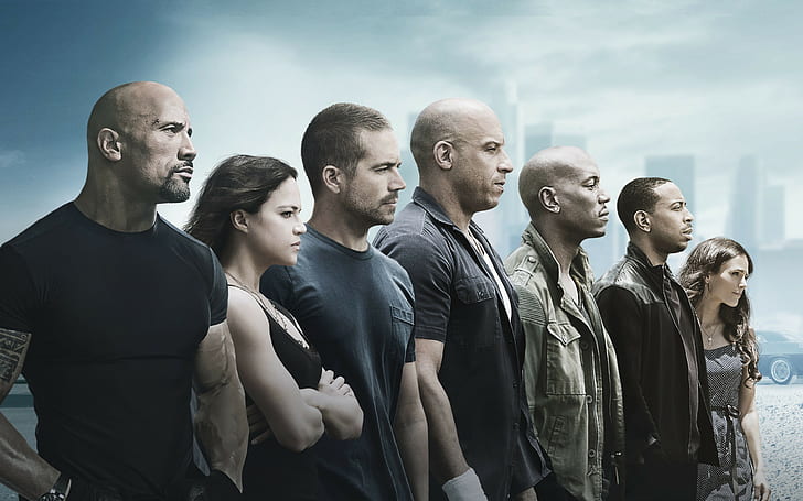 Furious 7, fast and furious 7 movie poste4r, Furious 7, Fast, HD wallpaper