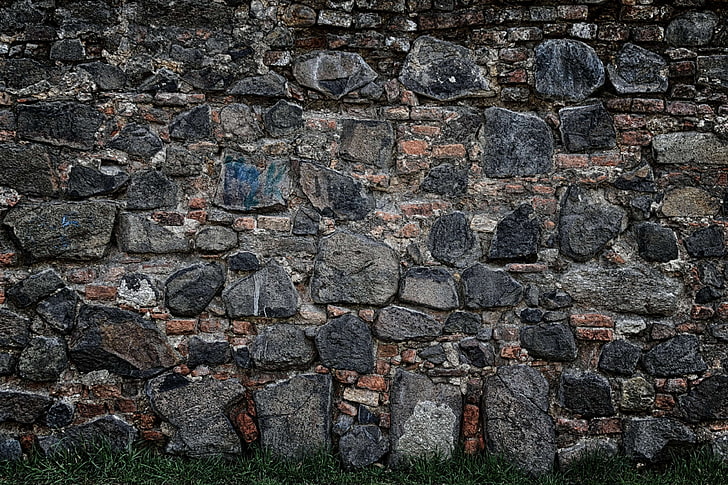 фон, кирпич, HDR, старый, старая стена, подпорная стена, камень, каменная стена, камни, структура, текстура, стена, HD обои