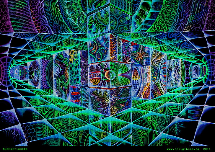 psychedelic, trippy, HD wallpaper