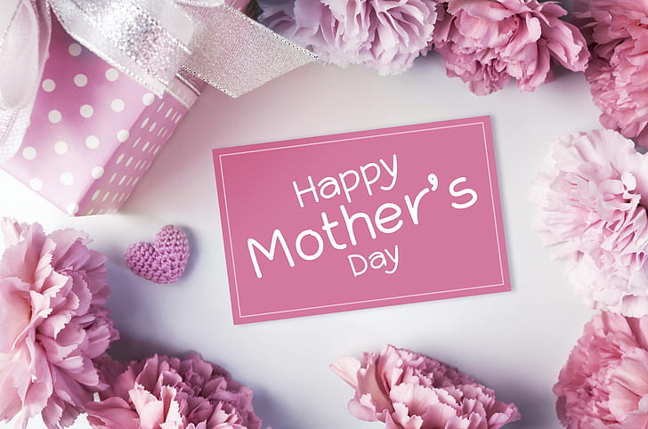 休日、母の日、花、幸せな母の日、愛、 HDデスクトップの壁紙
