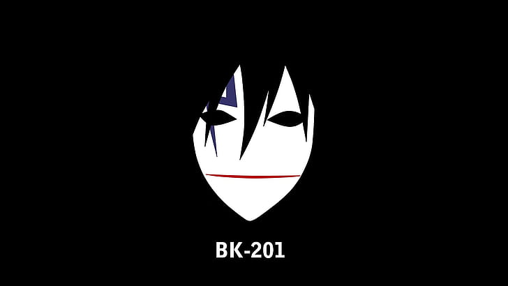 Anime, Più scuro del nero, BK-201, Hei (Più scuro del nero), Maschera, Sfondo HD