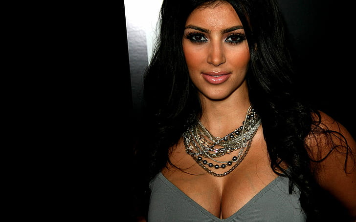 Kim Kardashian Clivagem Photoshoot, HD papel de parede