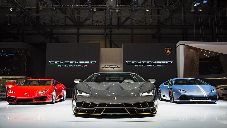 4, bil, Exotic, Lamborghini, Lamborghini Centenario LP770, HD tapet