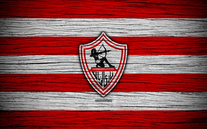 Fotboll, Zamalek SC, emblem, logotyp, HD tapet