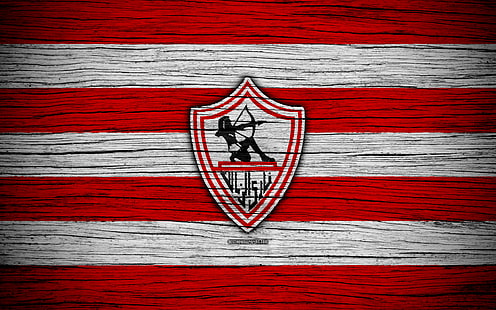 كرة القدم ، نادي الزمالك ، الشعار ، الشعار، خلفية HD HD wallpaper