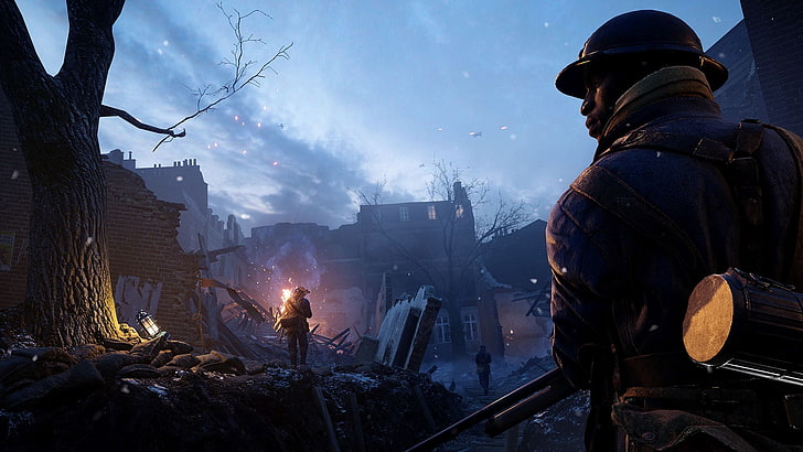 Battlefield 1 สนามรบวิดีโอเกมทหารสงคราม, วอลล์เปเปอร์ HD