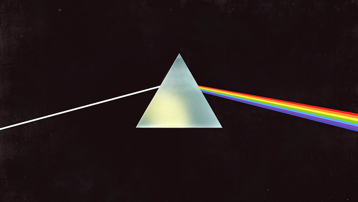 triángulo, música, El lado oscuro de la luna, Pink Floyd, Fondo de pantalla HD