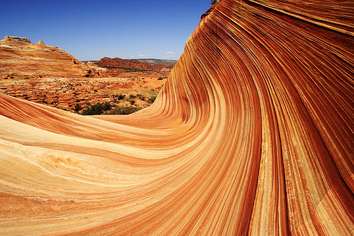canyon, landscape, desert, HD wallpaper