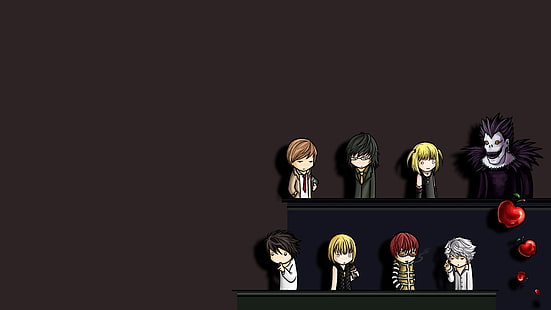 герои мультфильмов, Death Note, HD обои HD wallpaper