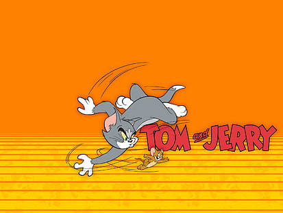 Tom ve Jerry güzel, Tom ve Jerry illüstrasyon, çizgi film, çizgi film, tom, HD masaüstü duvar kağıdı HD wallpaper