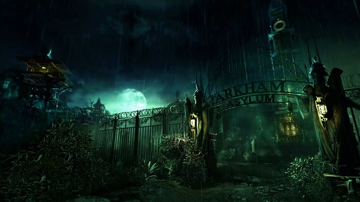 Batman, Batman: Arkham Asylum, gry wideo, Rocksteady Studios, Tapety HD