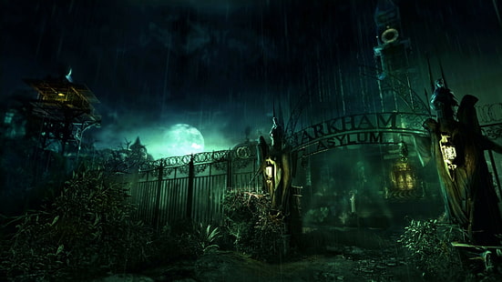 Batman, Batman: Arkham Asylum, video game, Rocksteady Studios, Wallpaper HD HD wallpaper