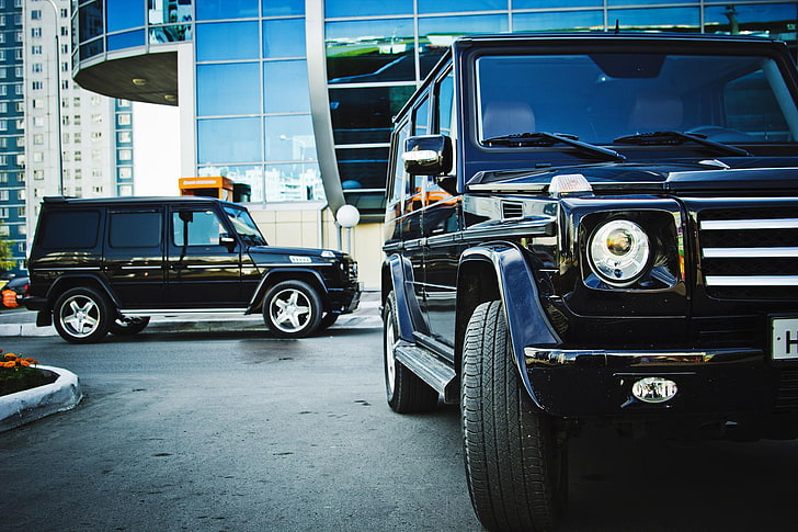 أسود Mercedes-Benz G-Wagon ، mercedes ، brabus ، benz ، amg ، SUV ، Gaelic ، g65، خلفية HD