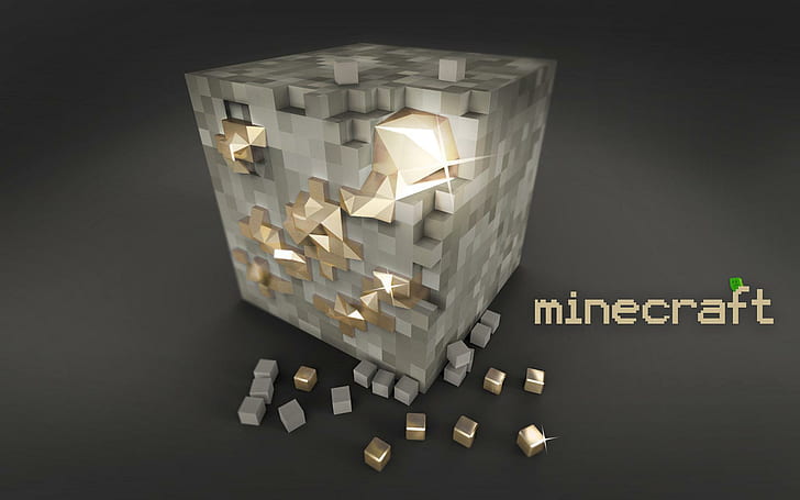 Minecraft, minecraft, diğer, altın, oyunlar, HD masaüstü duvar kağıdı