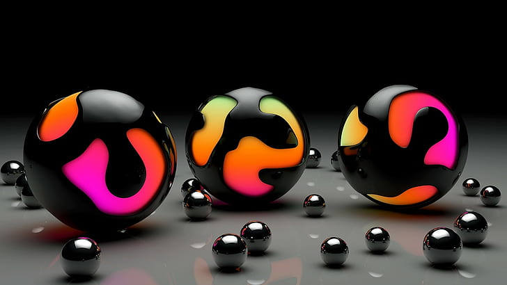 Marbles, Balls, Colors, marbles, balls, colors, HD wallpaper