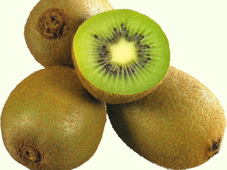 buah kiwi, kiwi, buah, irisan, Wallpaper HD