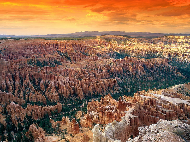 Taman Nasional Bryce Canyon, nasional, taman, bryce, canyon, Wallpaper HD