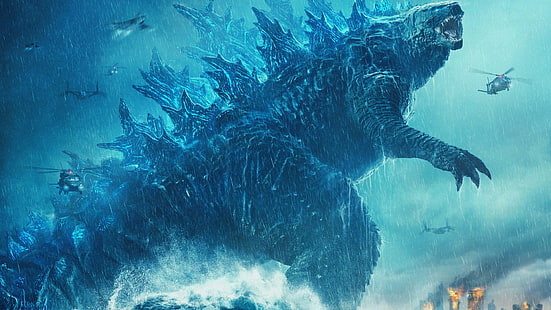 Film, Godzilla: le roi des monstres, Godzilla, Fond d'écran HD HD wallpaper