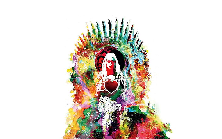Daenerys On The Iron Throne Art, 1920x1200, daenerys, iron throne, HD wallpaper