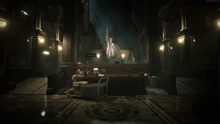skärmdump, Resident Evil 2, E3 2018, 4K, HD tapet