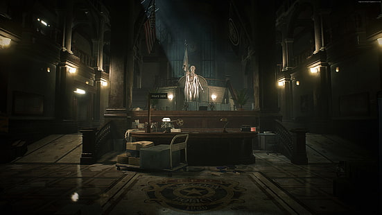 екранна снимка, Resident Evil 2, E3 2018, 4K, HD тапет HD wallpaper