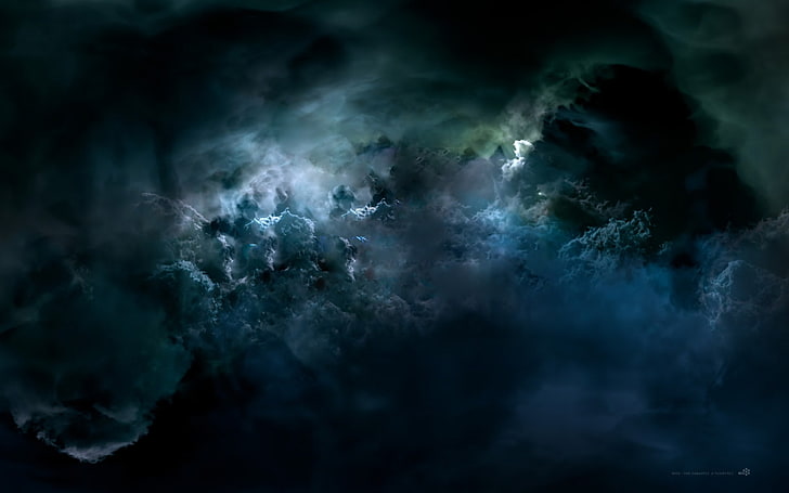 Black, Cloud, nebula, planet, scientific, HD wallpaper | Wallpaperbetter
