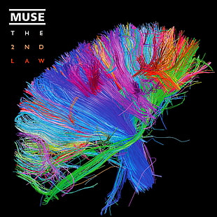 ภาพประกอบสิ่งทอหลากสี Muse ปกอัลบั้ม, วอลล์เปเปอร์ HD HD wallpaper