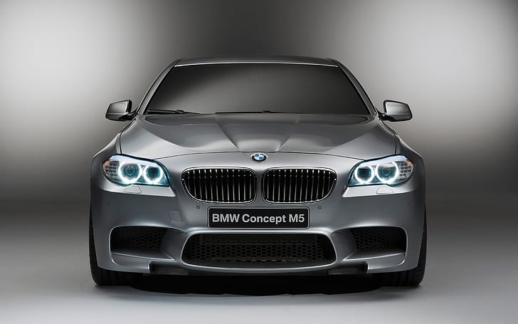 BMW M5 Concept 2012 Front, BMW M5 Concept, BMW M5, HD wallpaper