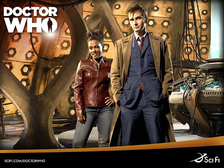 BBC David Tennant Doctor Who Entertainment-Fernsehserie HD Art, Fernsehen, SciFi, BBC, David Tennant, ma Agyeman, Martha Jones, HD-Hintergrundbild