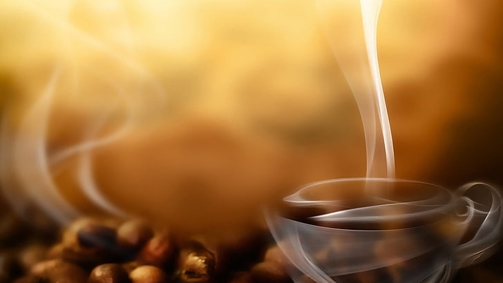 Kaffeebohnen, Kaffee, Bohnen, Paar, HD-Hintergrundbild