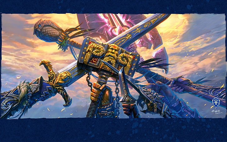 World of Warcraft Alliance digitale Tapete, World of Warcraft, Yaorenwo, Videospiele, HD-Hintergrundbild