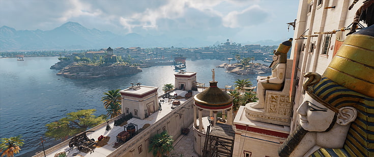 Assassin's Creed, Origins, วิดีโอเกม, Assassin's Creed: Origins, วอลล์เปเปอร์ HD HD wallpaper