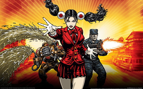czarno-czerwona czaszka, Command & Conquer: Red Alert 3, Red Alert 3, Tapety HD HD wallpaper
