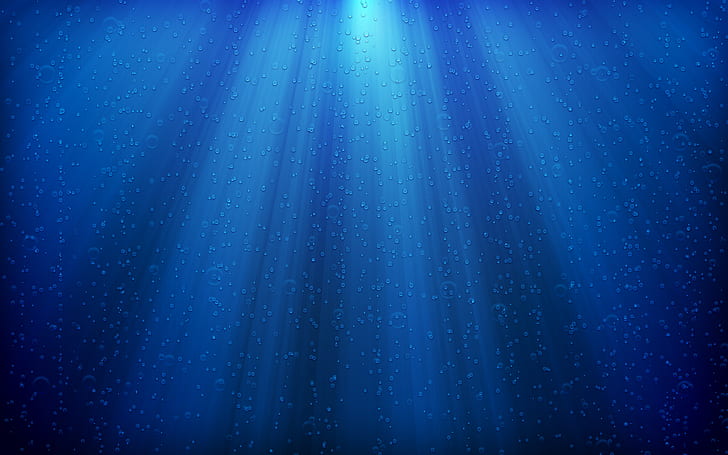 Под вода, водна роса, под вода, HD тапет