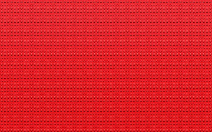 dots, lego, red, textures, HD wallpaper